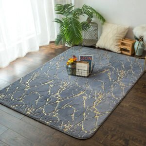 Luxury Abstract Textured Non-Slip Bath Mat