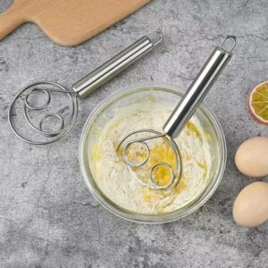 Premium Stainless Steel Danish Dough Whisk Mixer