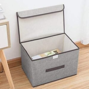 Premium Foldable Fabric Storage Bins with Lids