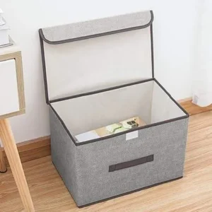 Premium Foldable Fabric Storage Bins with Lids