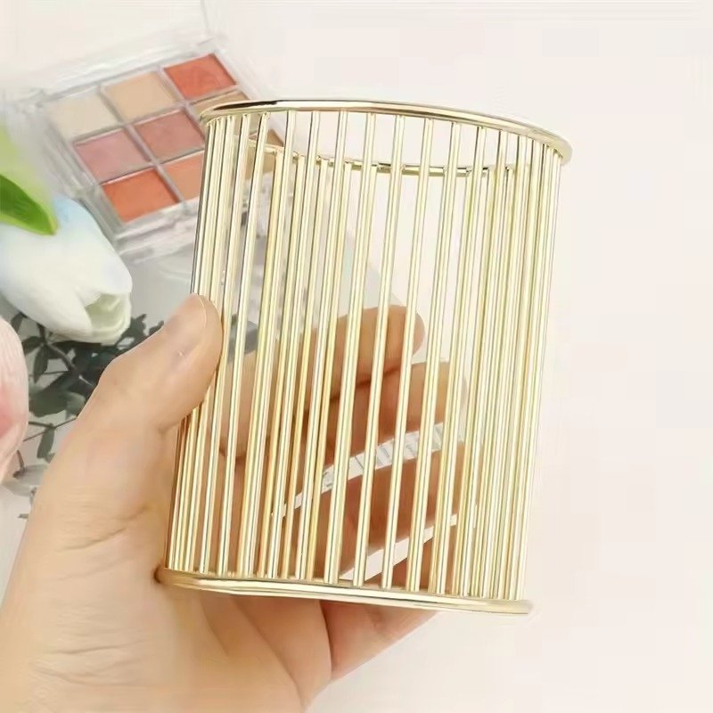 Nordic Wire Metal Desktop Pen Makeup Organizer - Image 2