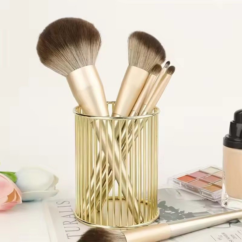 Nordic Wire Metal Desktop Pen Makeup Organizer - Image 4