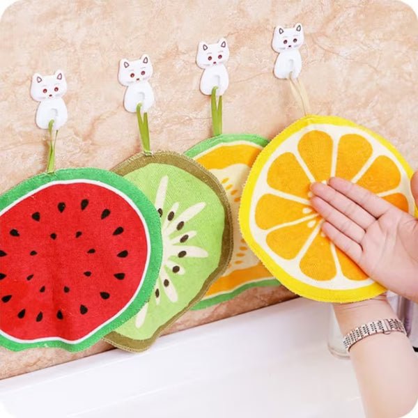 Fruit Pattern Kitchen Cleaning Towel (4pcs) - Image 3