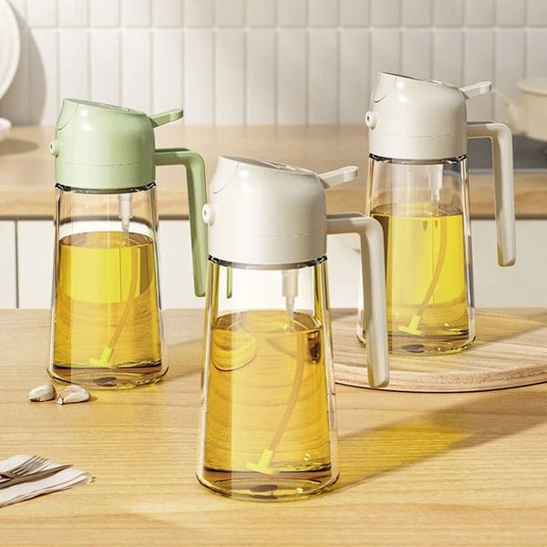 2 in 1 Oil Sprayer and Dispenser Bottle - Image 2