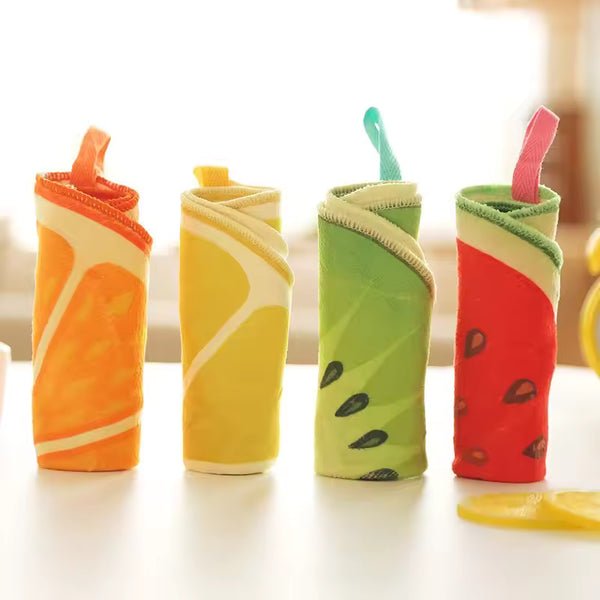 Fruit Pattern Kitchen Cleaning Towel (4pcs) - Image 4