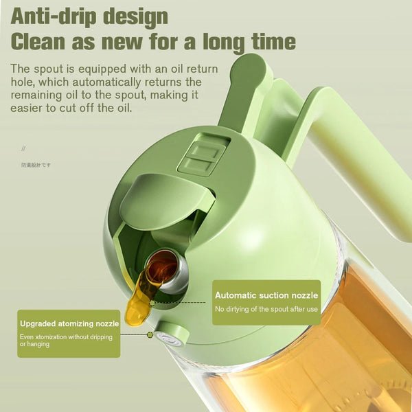 2 in 1 Oil Sprayer and Dispenser Bottle - Image 4