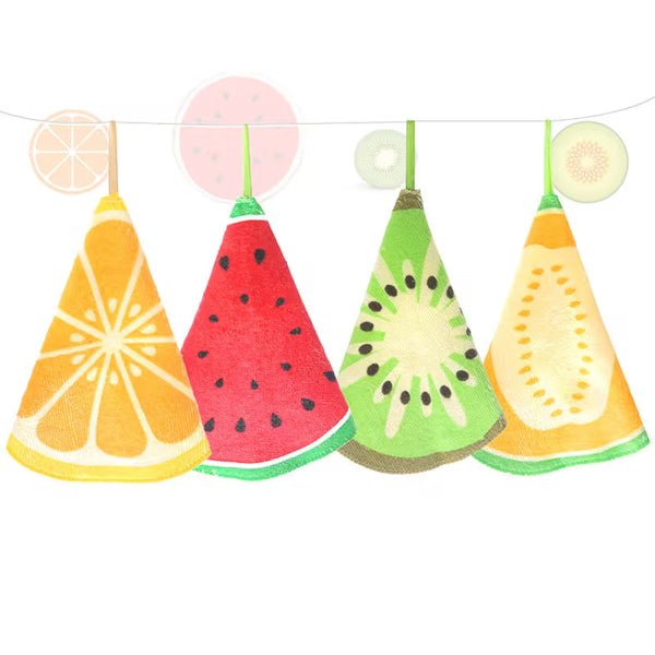 Fruit Pattern Kitchen Cleaning Towel (4pcs) - Image 5