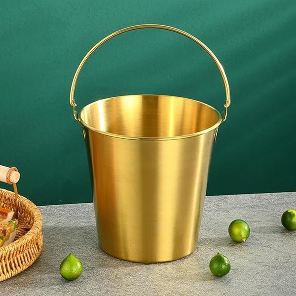 Stainless Steel Small Portable Ice Bucket – Perfect for Home, Parties & Outdoor Use - Image 2