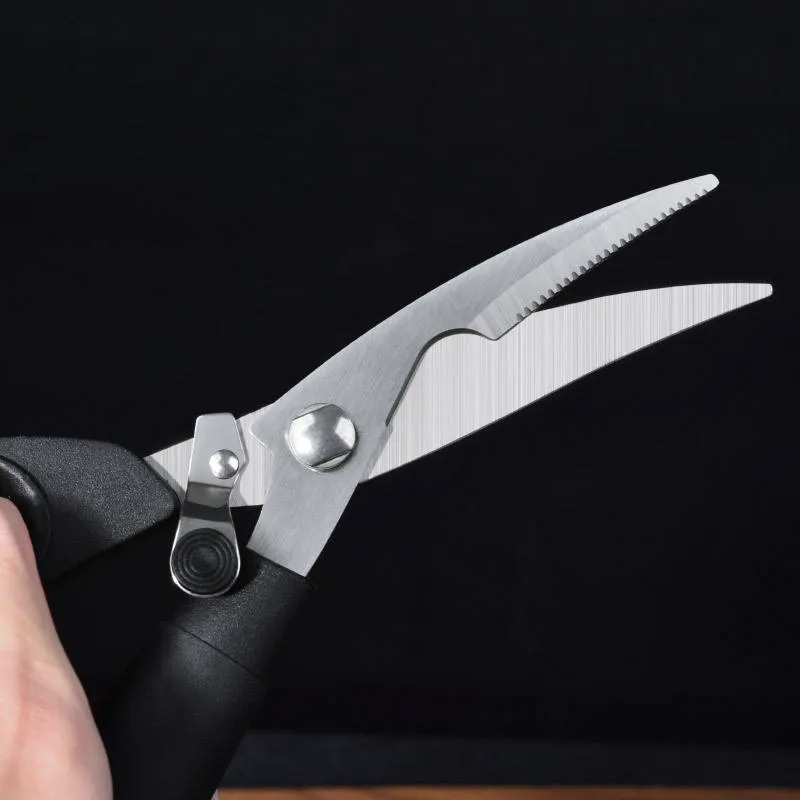 Heavy Duty Stainless Steel Kitchen Poultry Shears Scissors - Image 4