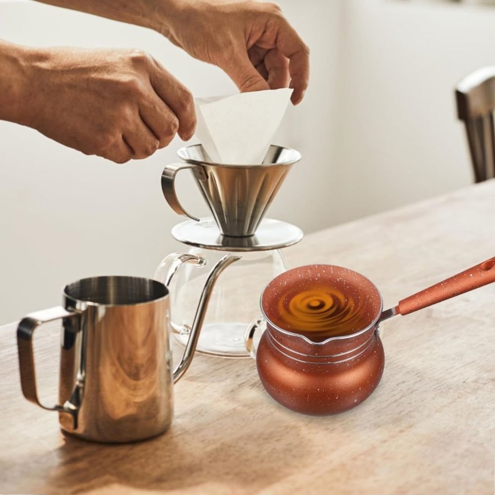 Premium Nonstick Turkish Coffee Pot Small Milk Warmer