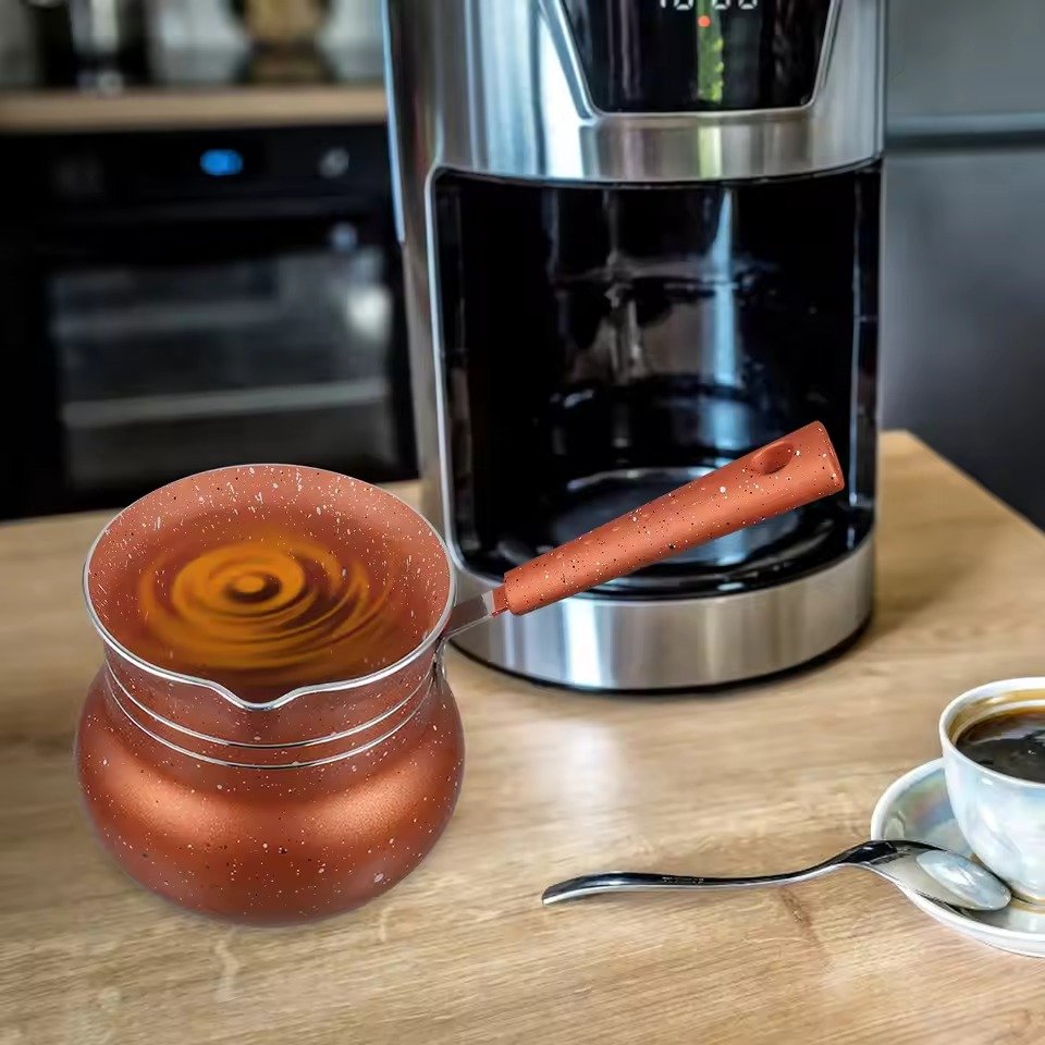 Premium Nonstick Turkish Coffee Pot Small Milk Warmer - Image 4