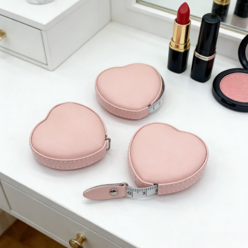 Heart Shaped Cute Portable Retractable Tape Measure - Image 2