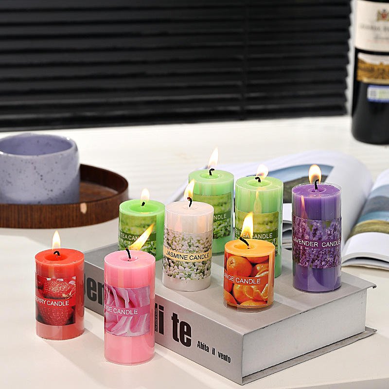 1-Pcs Premium Scented Pillar Candle Gift Set - Image 2