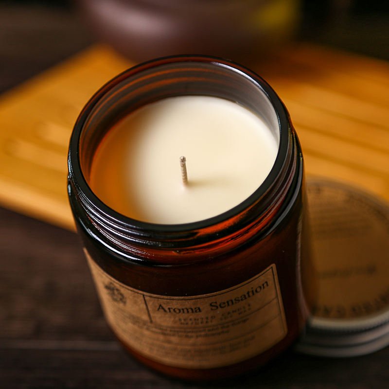 Luxury Scented Jar Candle with Lid - Image 2