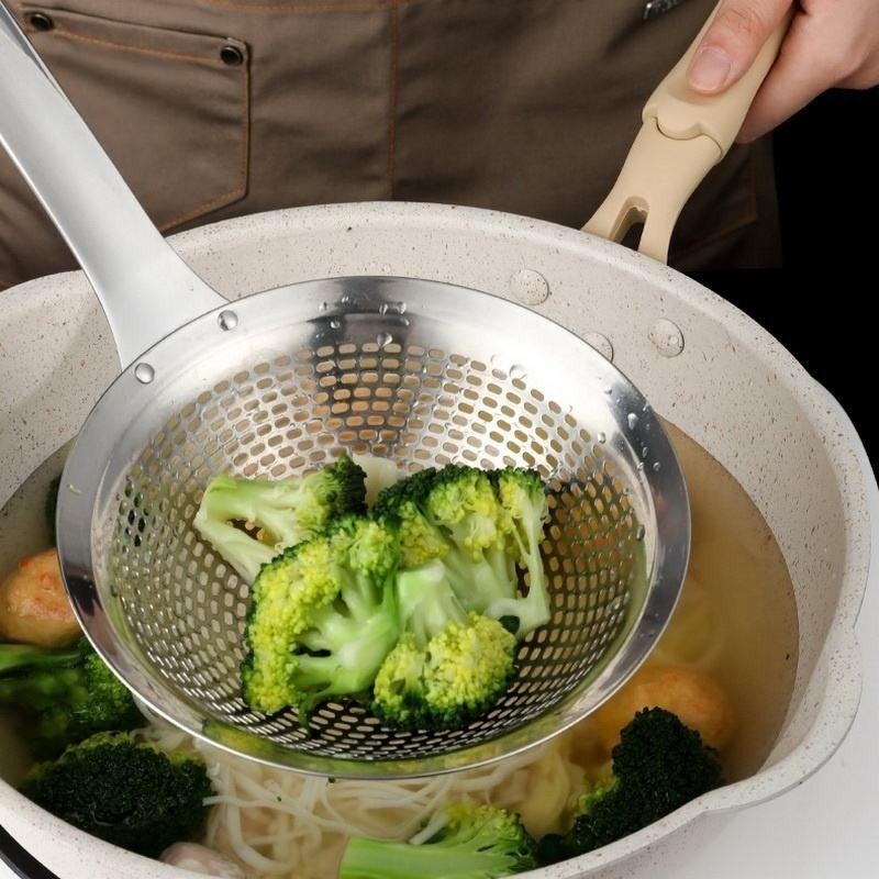 Stainless Steel Kitchen Fine Mesh Strainer Colander - Image 5