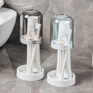 Portable Travel Toothbrush and Toothpaste Storage Holder Case