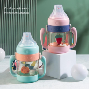 Leakproof Baby Sippy Cup With Dustproof Cover