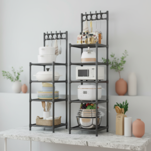 Multi-Layer Kitchen Baker’s Rack Organizer Shelf Units